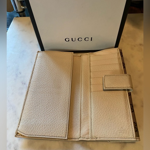 Gucci Canvas&Leather vintage Wallet - Picture 5 of 10